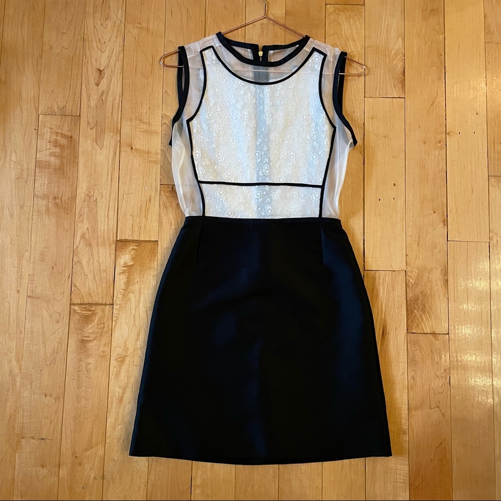 Victoria Beckham organza silk mini dress